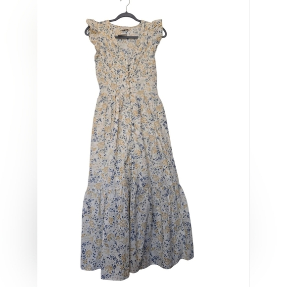 DRESS FORUM Floral Sleeveless Maxi Dress. Size S - Picture 2 of 10